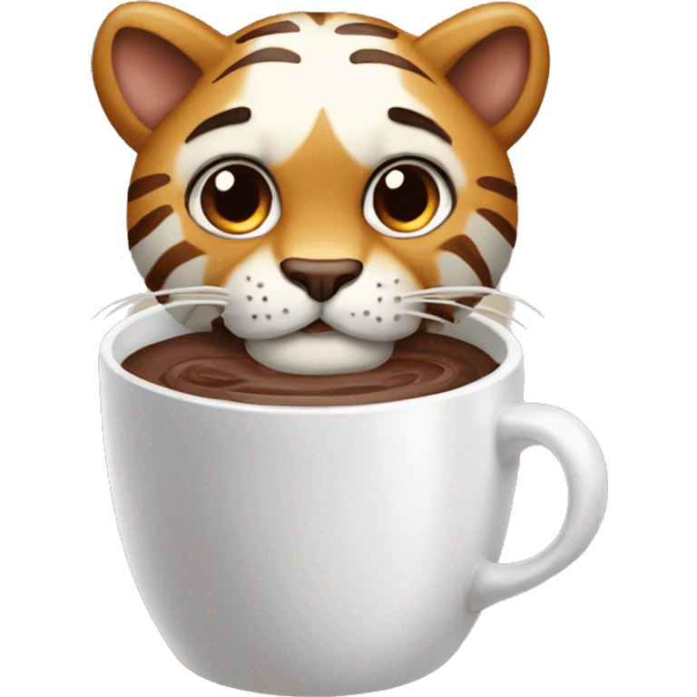 hotchoco with tigr emoji