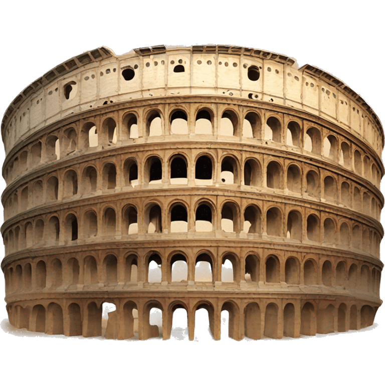 Rome colosseum in apple emoji style emoji