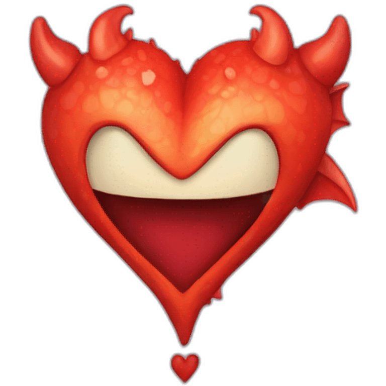 Corazón de dragón emoji