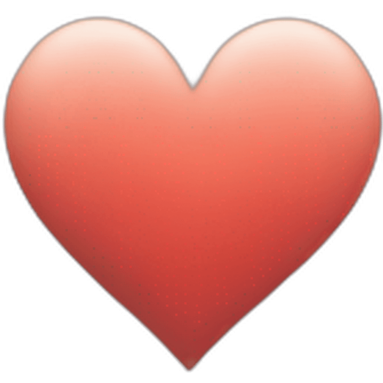 Minimalist Heart emoji