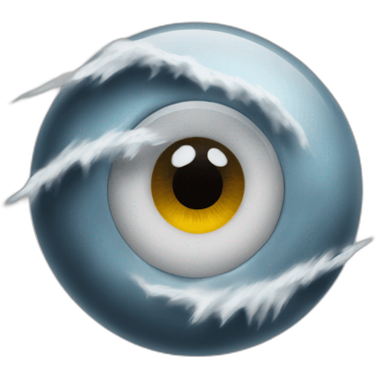 Hurricane eye emoji