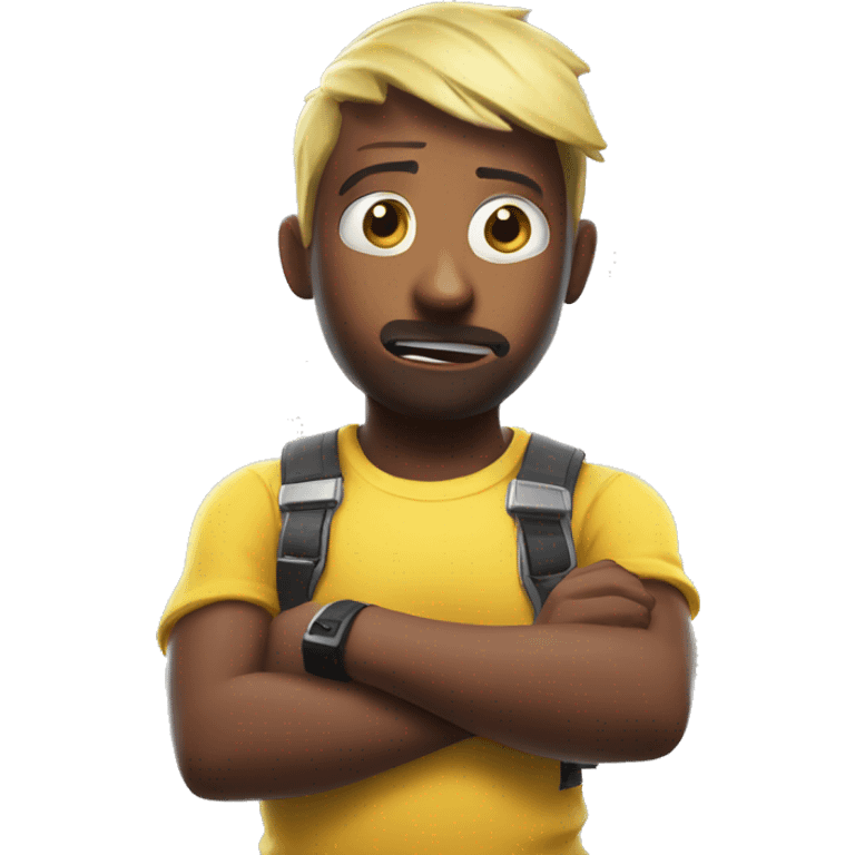 Fortnite peely surprised emoji