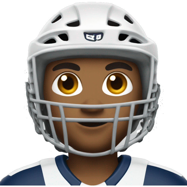 Lacrosse player emoji