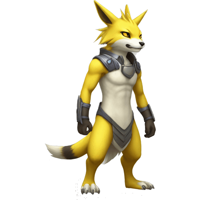 Lombax-Renamon full body emoji