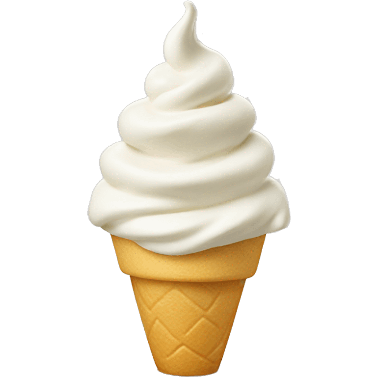 Vanilla soft serve cup emoji