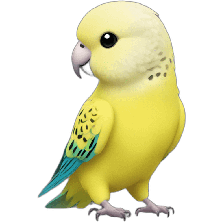 Yellow budgie emoji