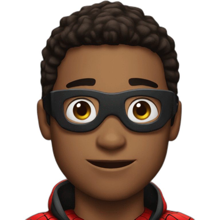 Spiderman miles morales emoji