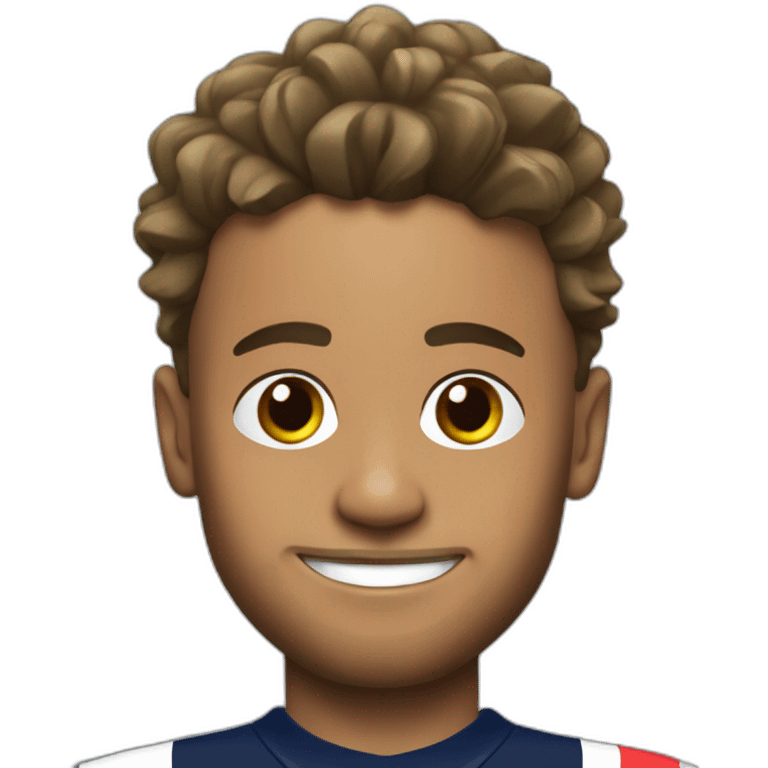 Neymar with Paris jersey  emoji