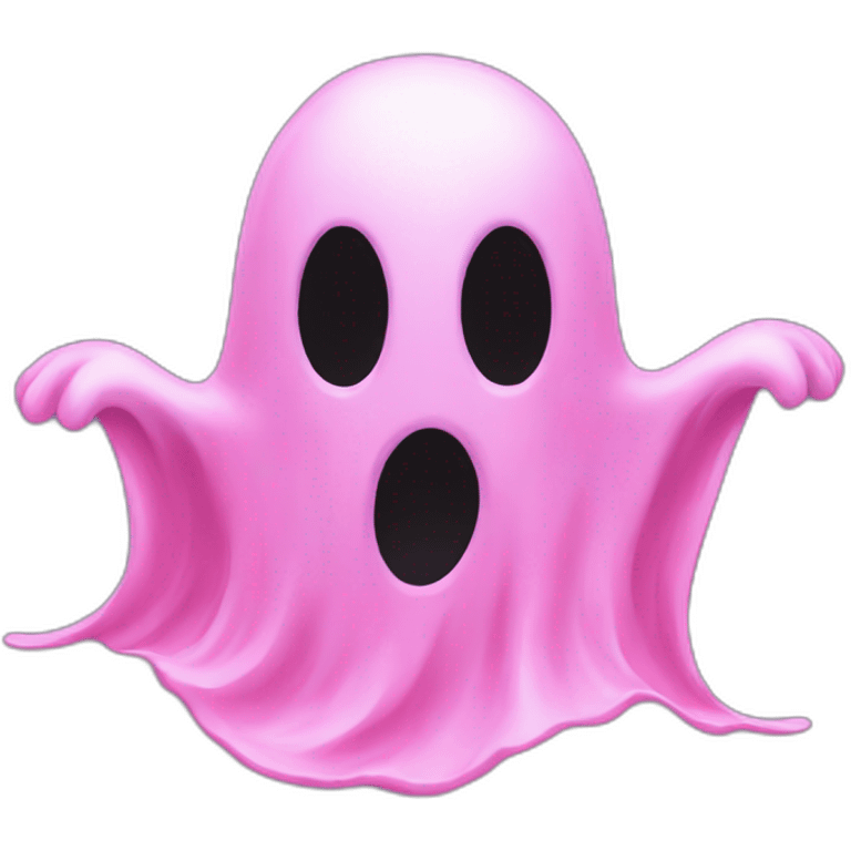 pink halloween ghost emoji