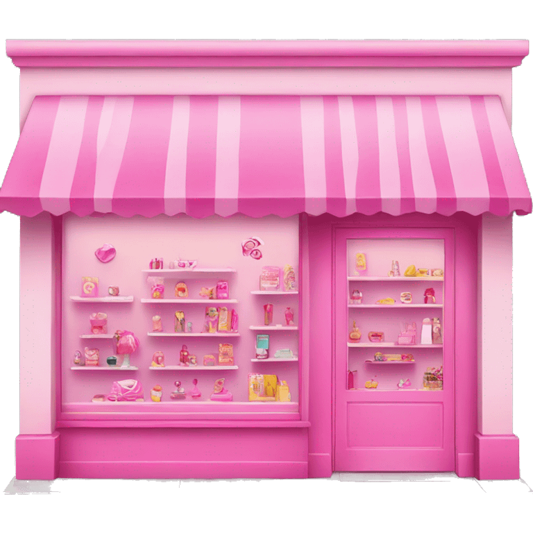 pink barbie shop emoji