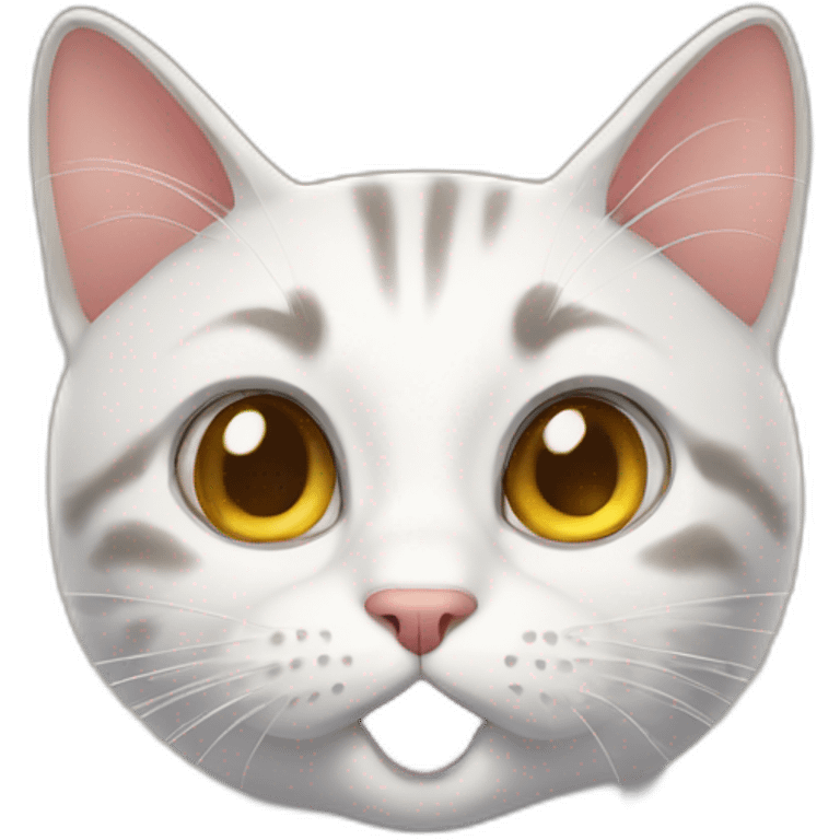 A shocked cat  emoji