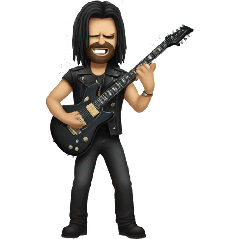 Heavy metal Guitarrist emoji