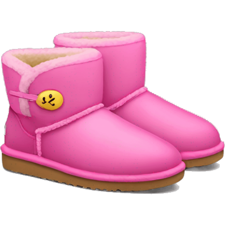 Pink UGG shoes emoji