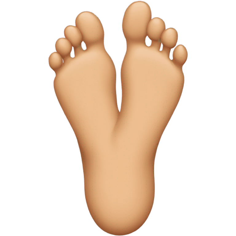 an emoji with its toes out  emoji