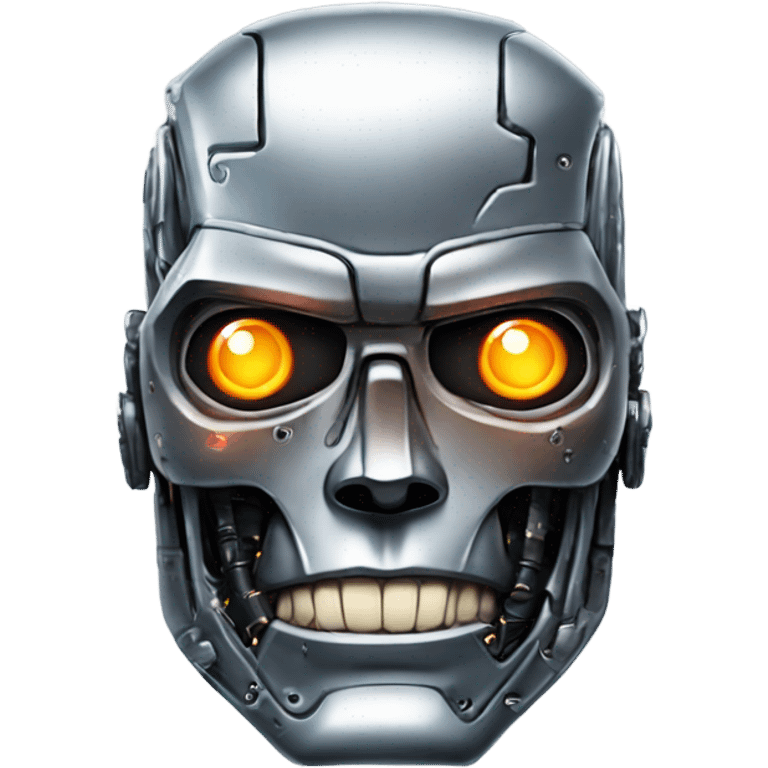 terminator Robot face emoji