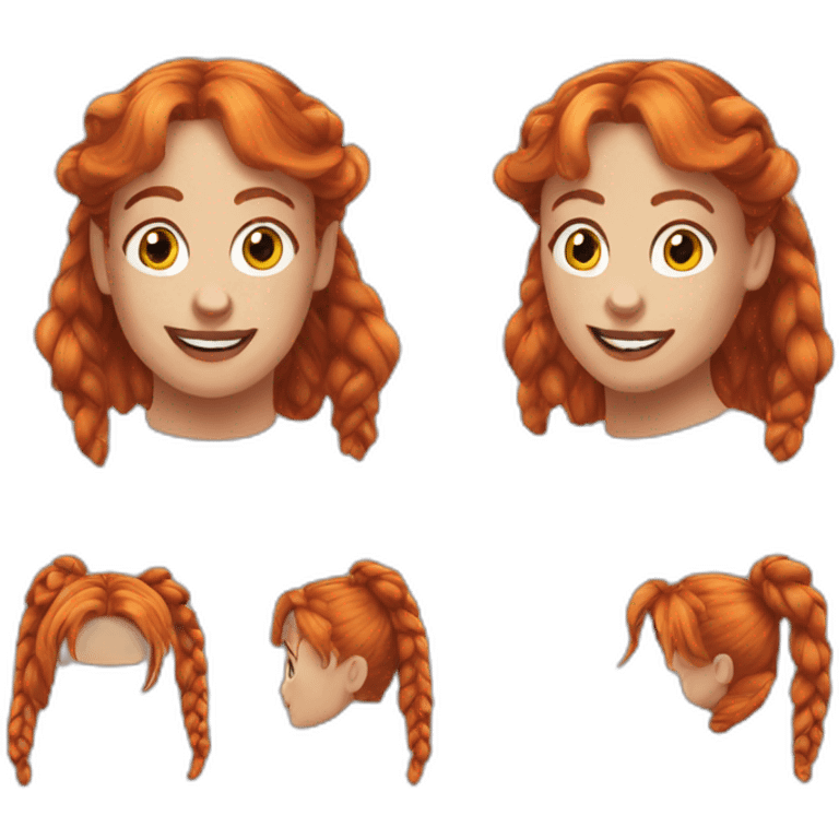 Create an emoji representing Pippi Longstocking emoji