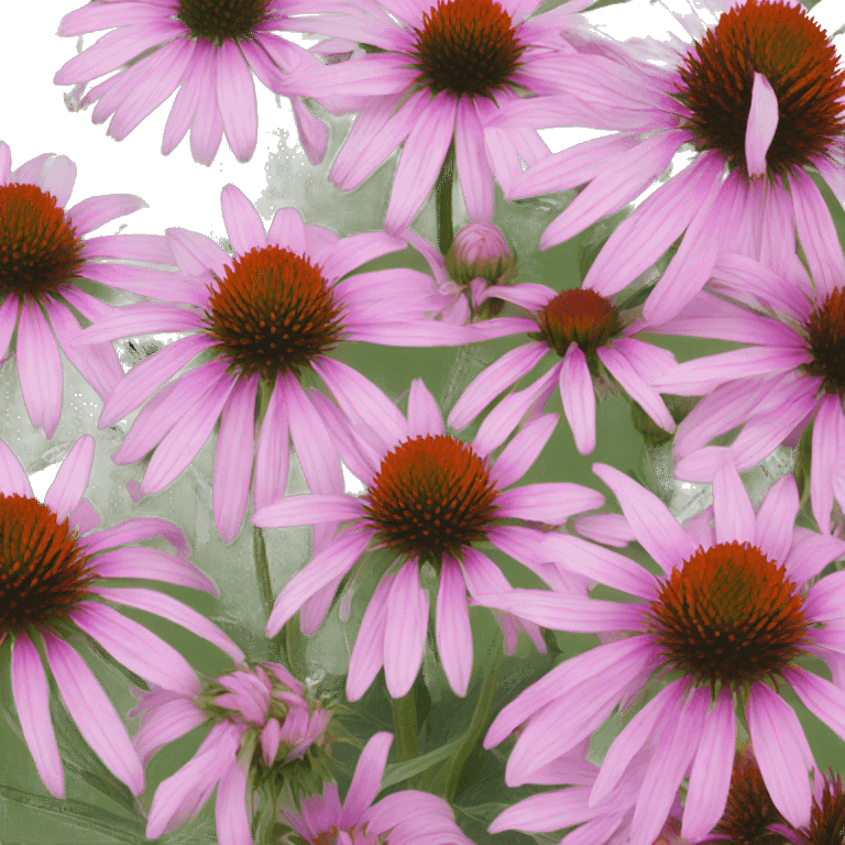 Echinacea purpurea  emoji