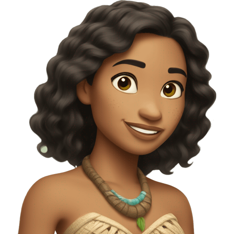 Princess Moana emoji