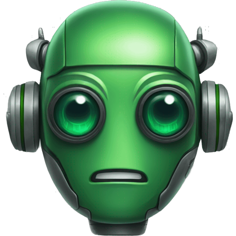 green robot emoji