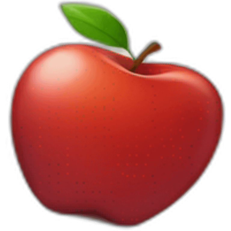 red apple with keyboard emoji