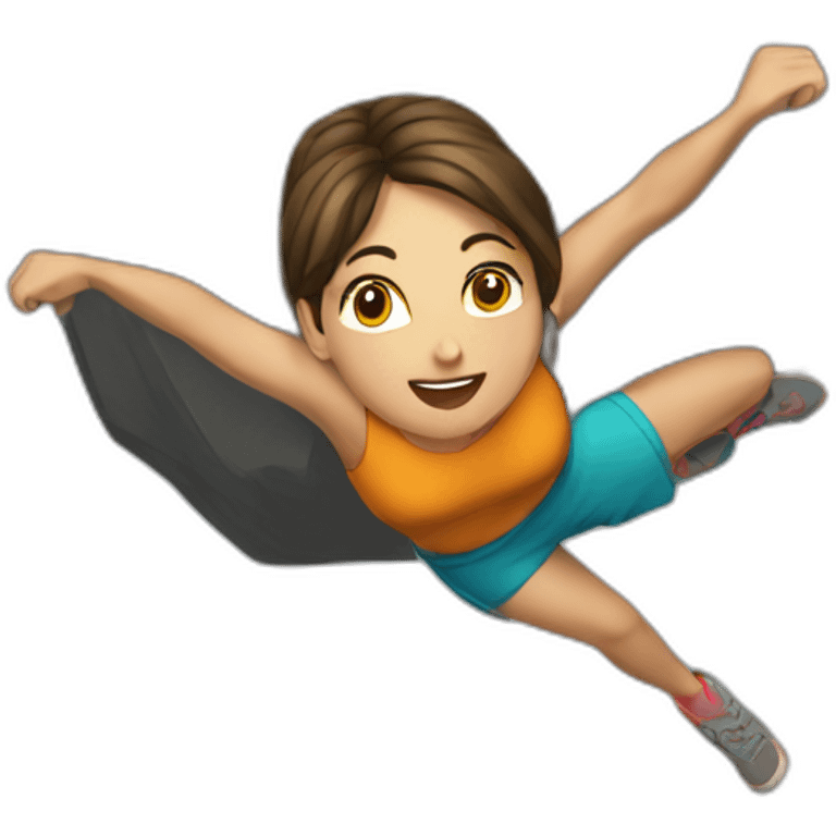 indoor bouldering heroine emoji