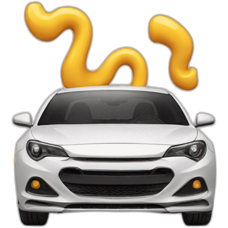 car screaming emoji