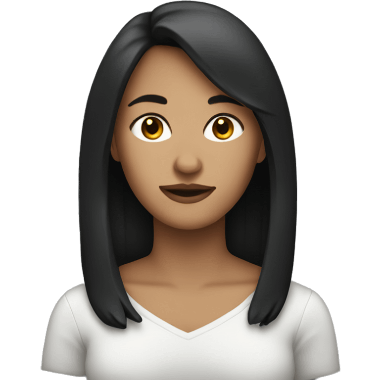 dark-haired woman emoji