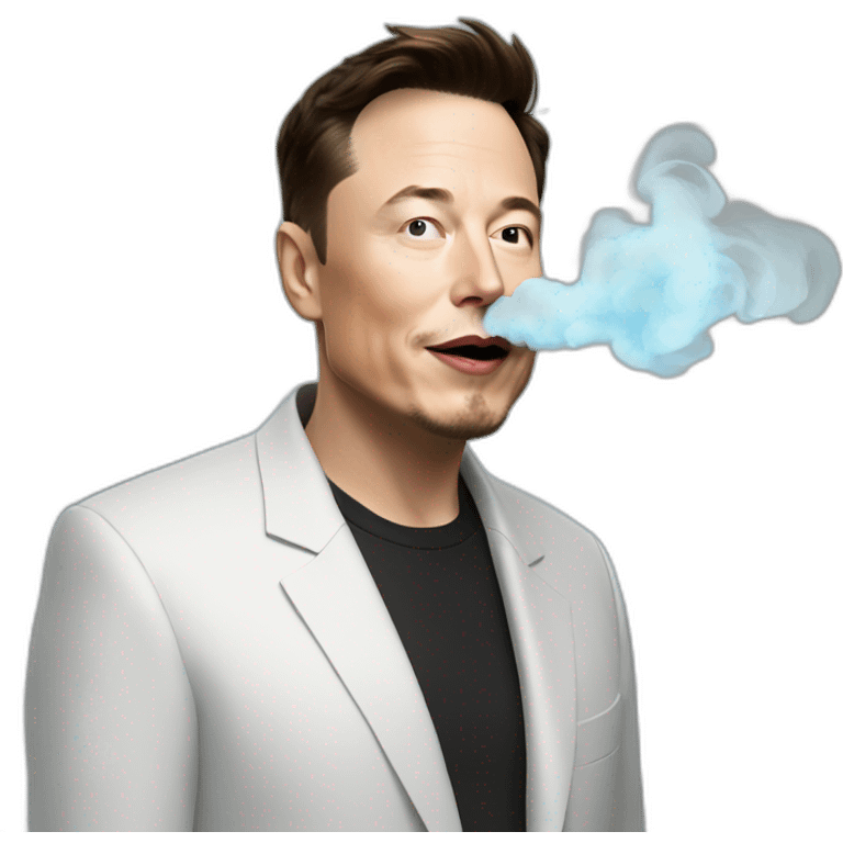 Elon musk vaping emoji