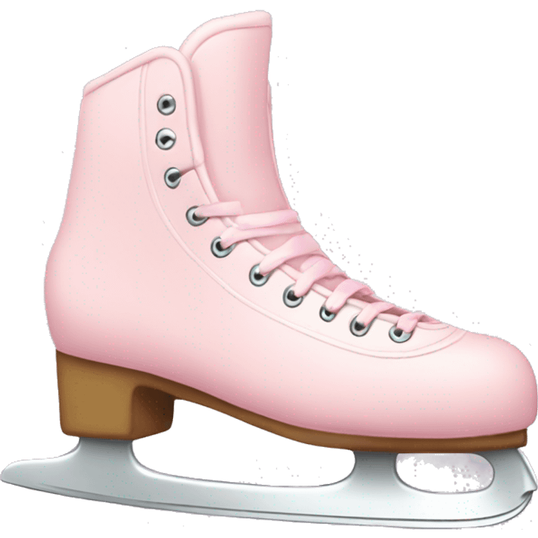 pastel pink ice skates emoji