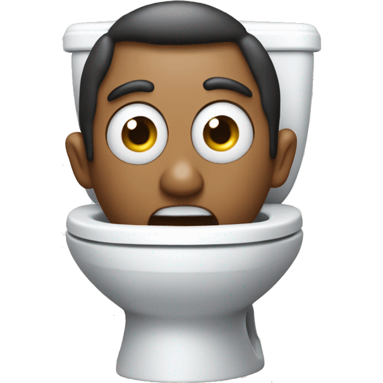 skibidi popping out of toilet emoji