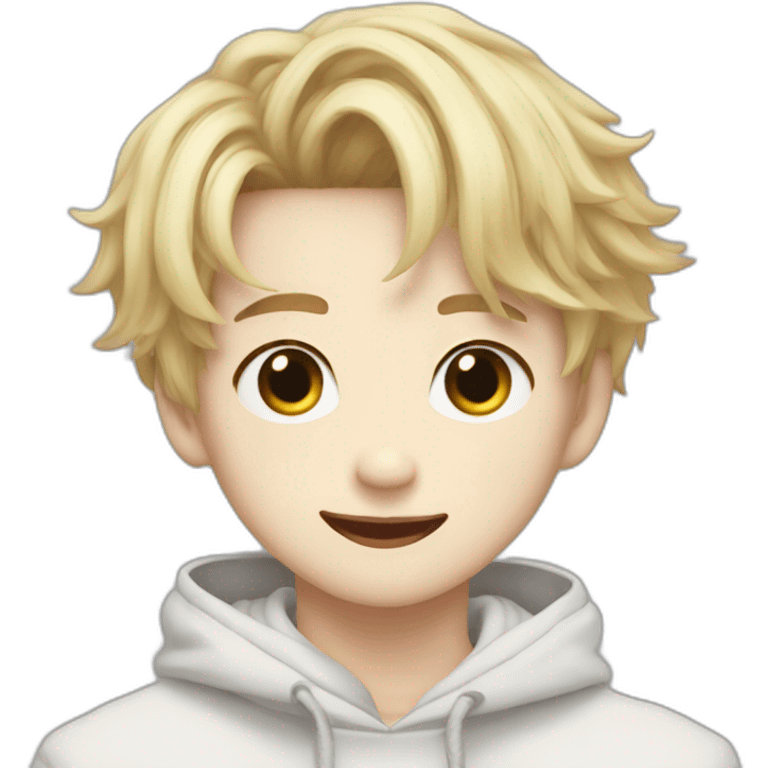 Bangchan Blond straykids emoji