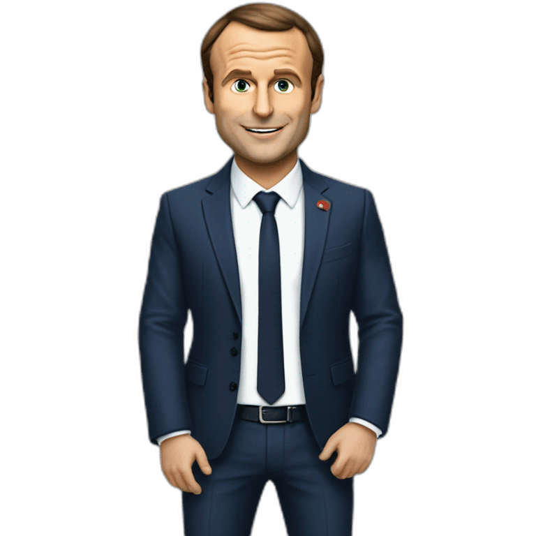 Macron sur un chatmacron sur un chat emoji