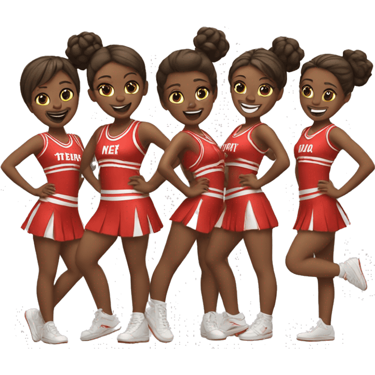 Cheer stunt group emoji