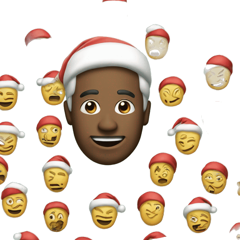 Kerst man in new york emoji