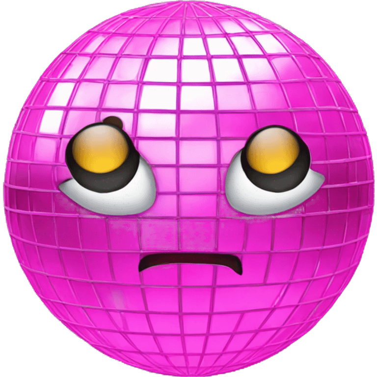 pink disco ball emoji