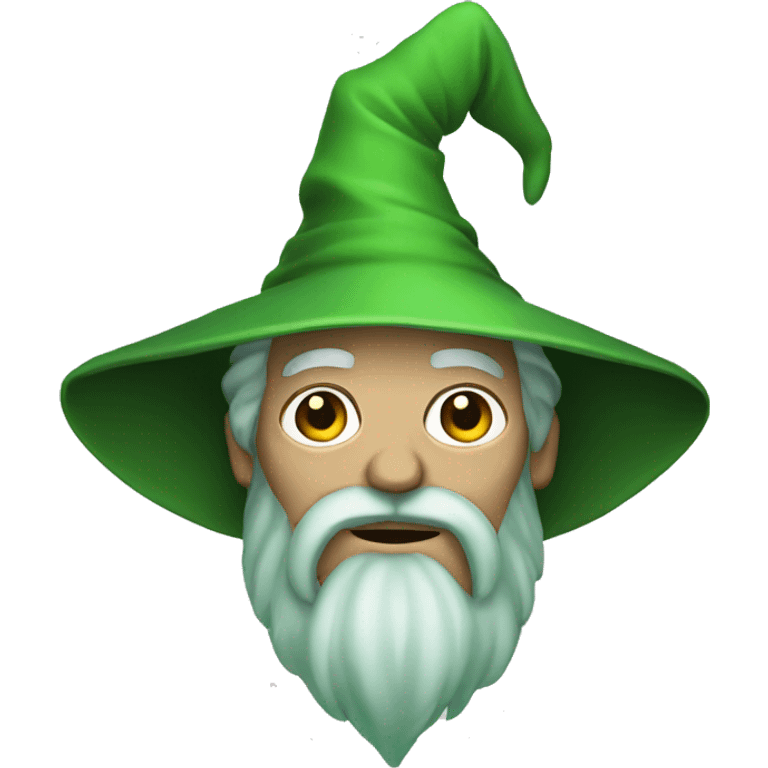 Green wizard emoji