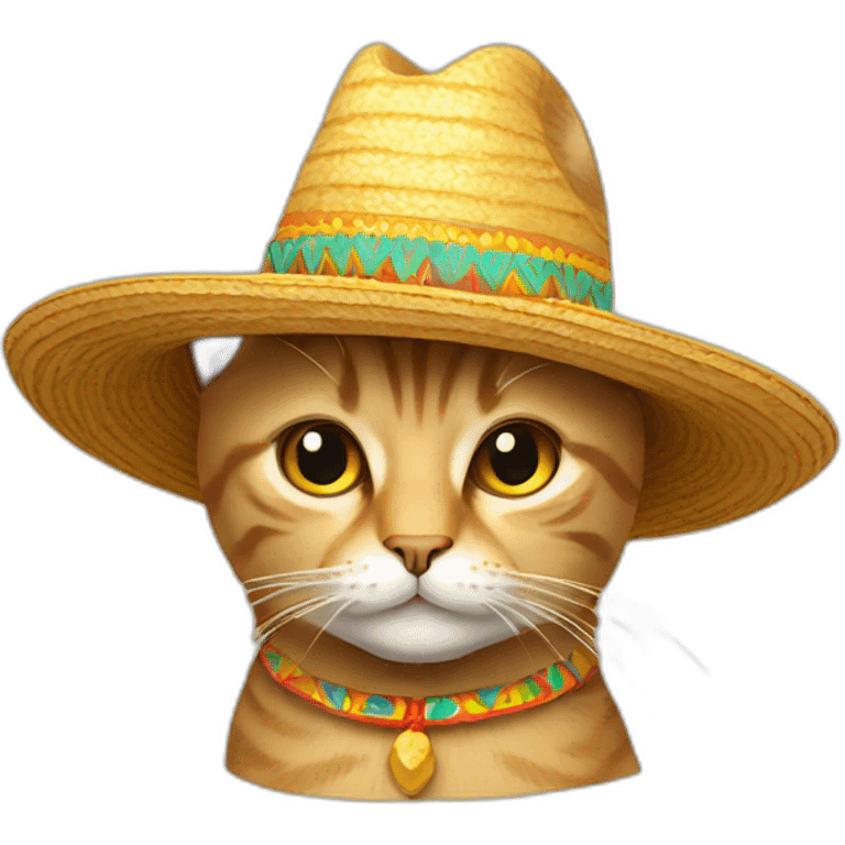 cat with sombrero emoji