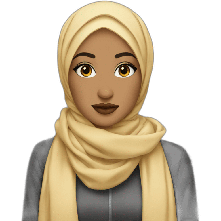 hijabi fashion designer fashionable outfit on fleek emoji