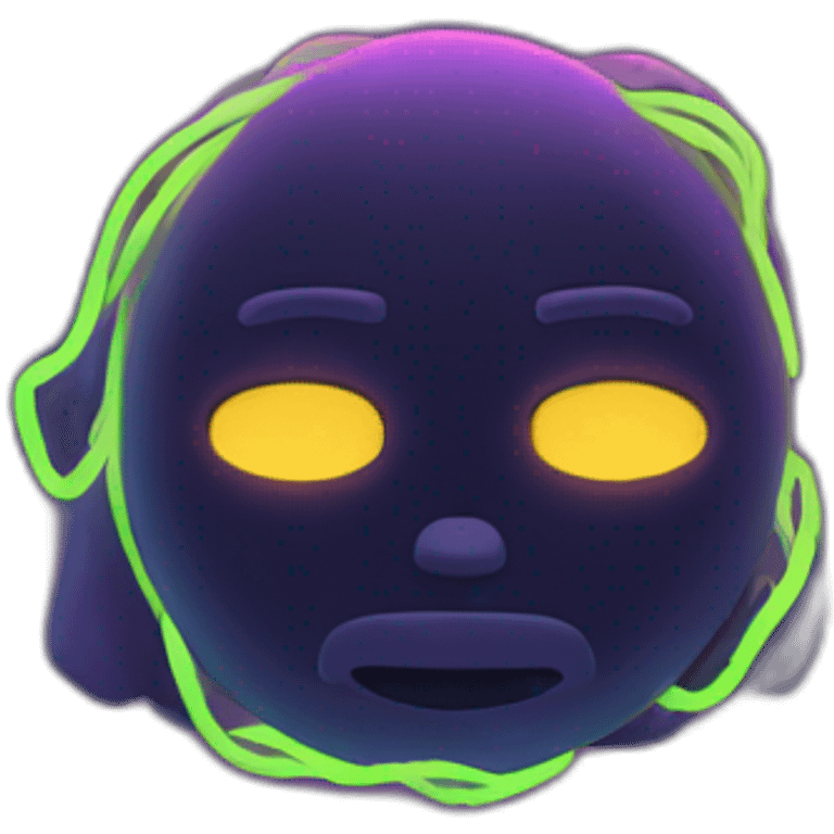 Neon emoji