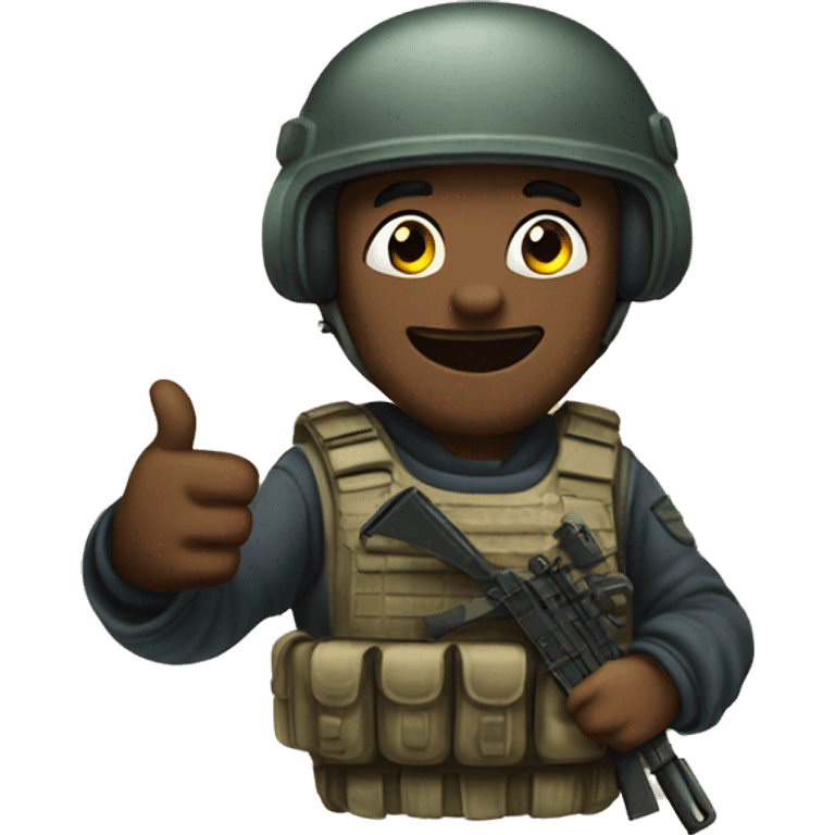 special forces thumbs up emoji