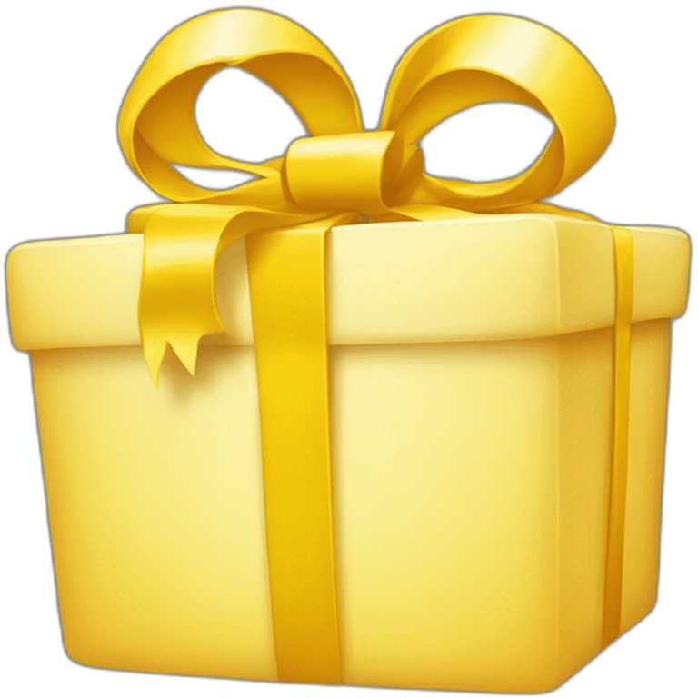 yellow gift emoji