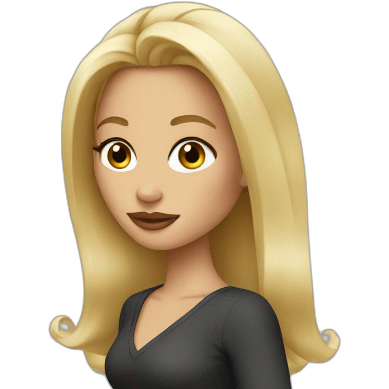 Jolie blonde emoji