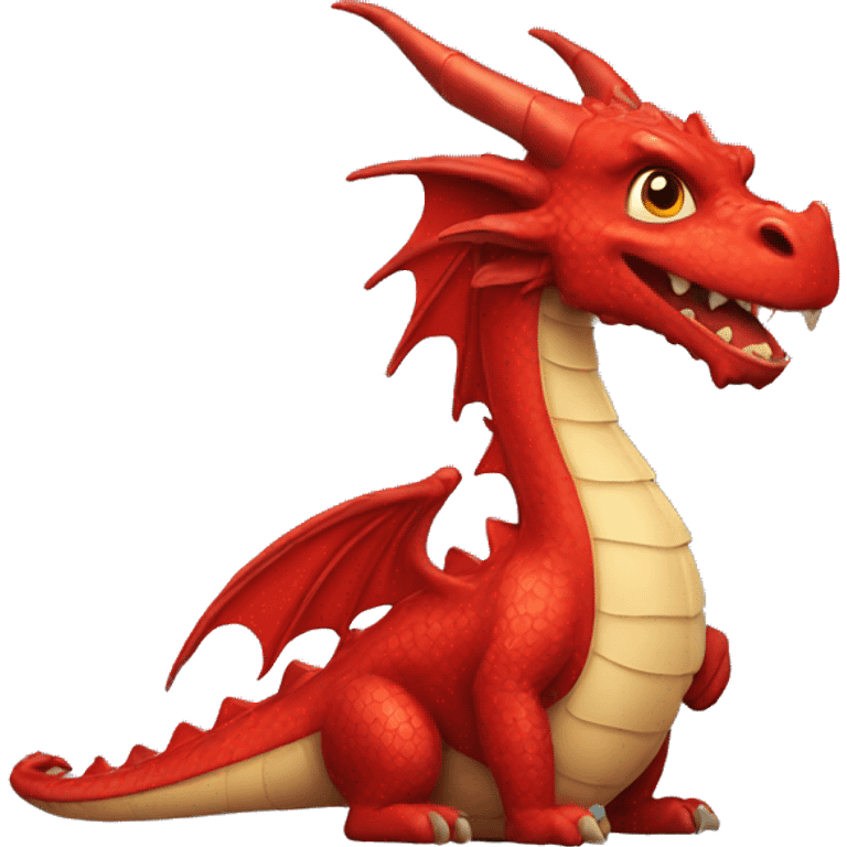 Red dragon emoji