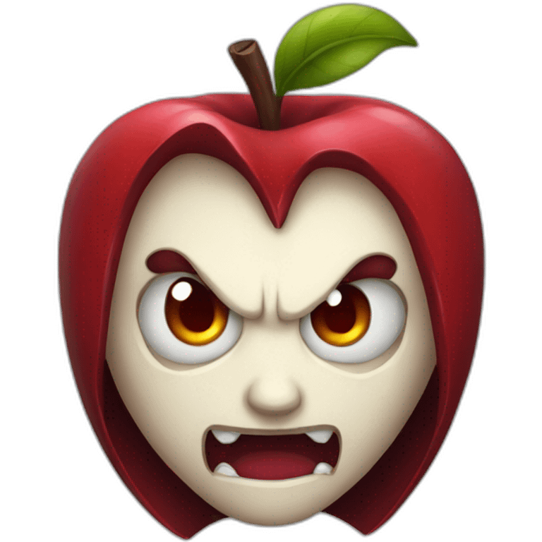 vampire apple style emoji