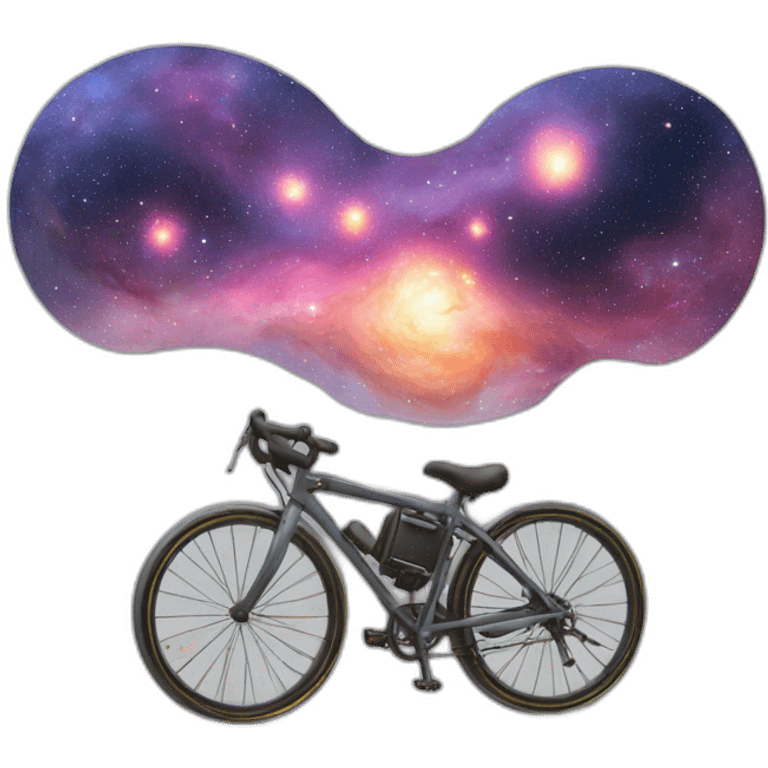 Bicycle stargazer nebula jeu de cates emoji