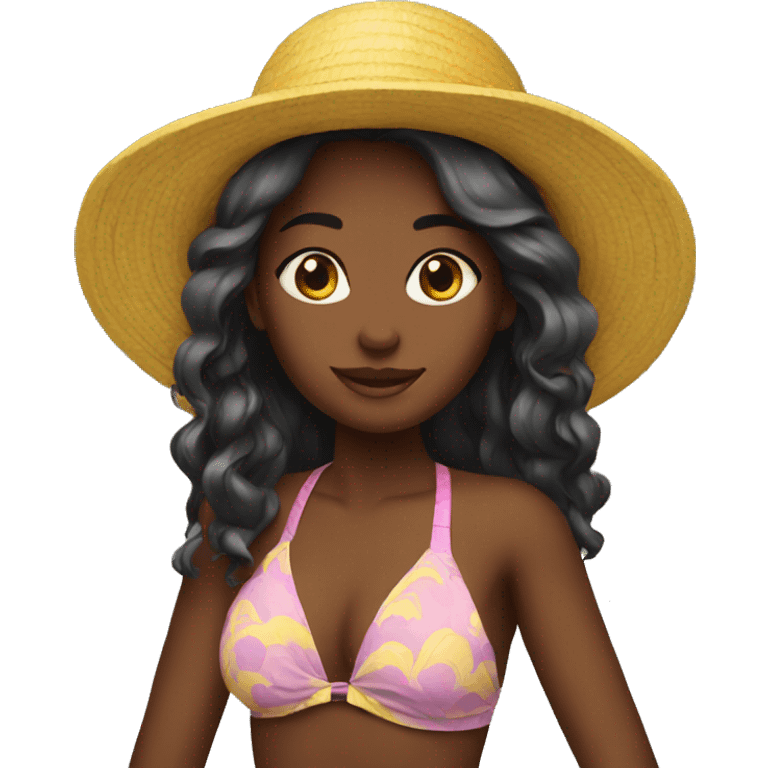 GIRL BEACH emoji