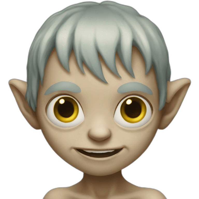 Gollum en femme emoji