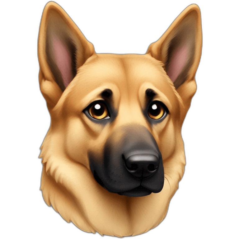 German-shepher—cookie emoji