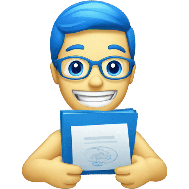 Certification bleue  emoji