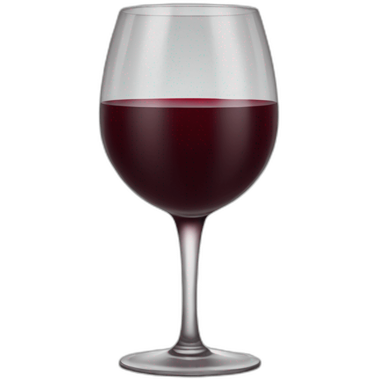 Red wine glass emoji